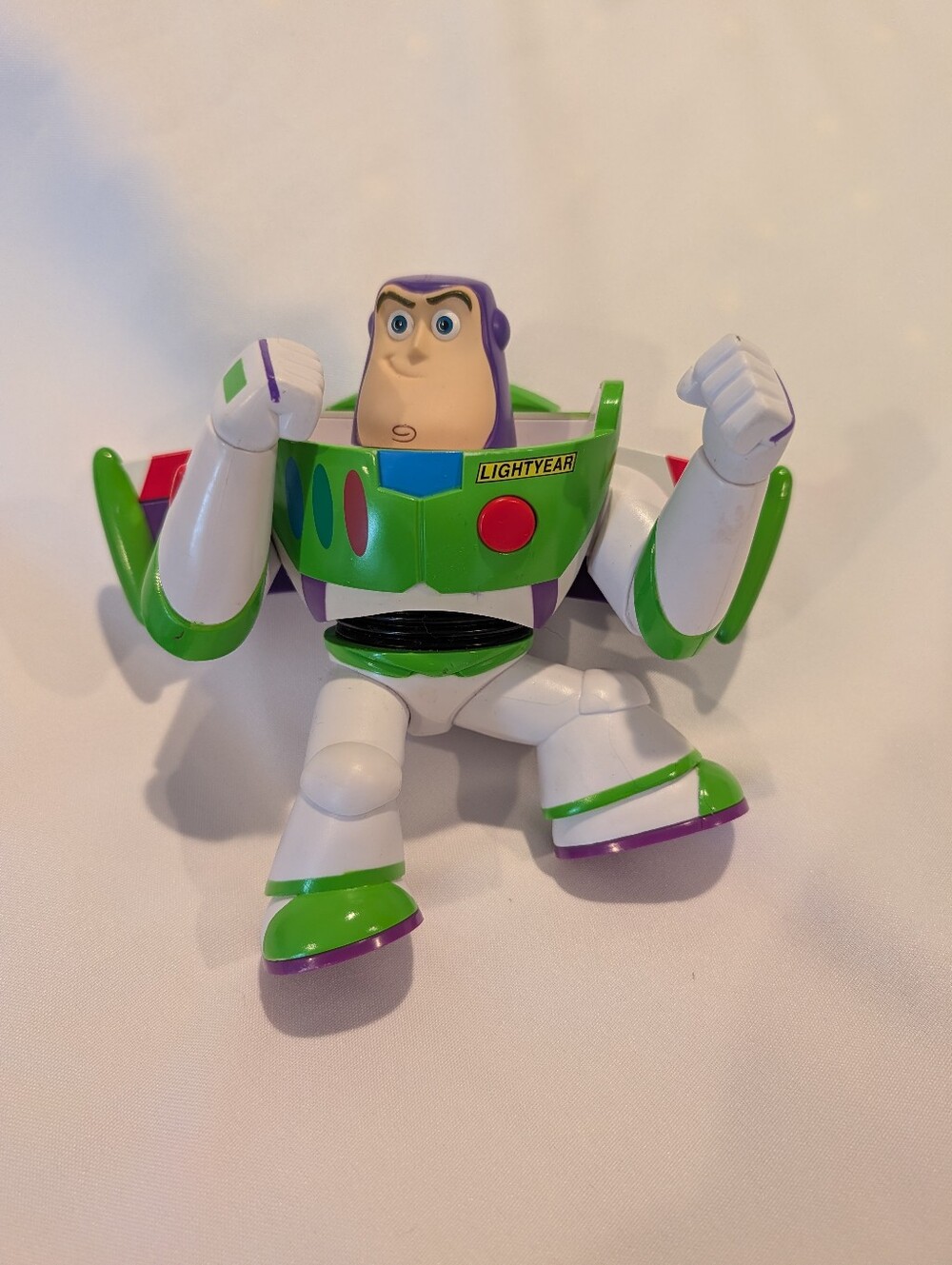 Buzz Lightyear Space Ranger Figure - White, Green & Purple
